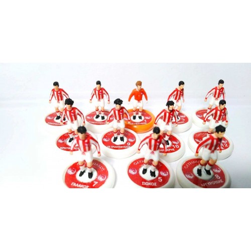 Subbuteo Andrew Table Soccer Olympiacos 1973-74 Goulandris Era on WSB Professional bases